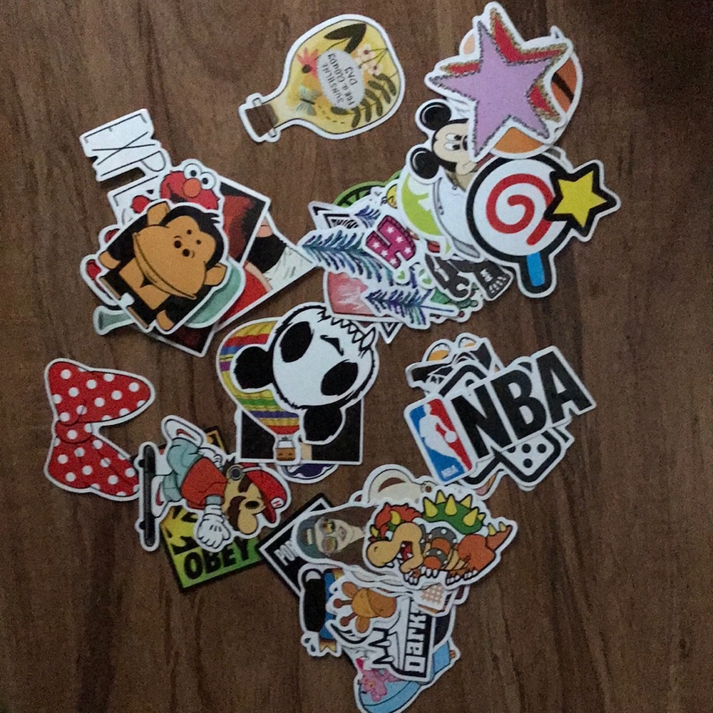 Assorted Kids Sticker Pack - Colorful Mixed Characters
